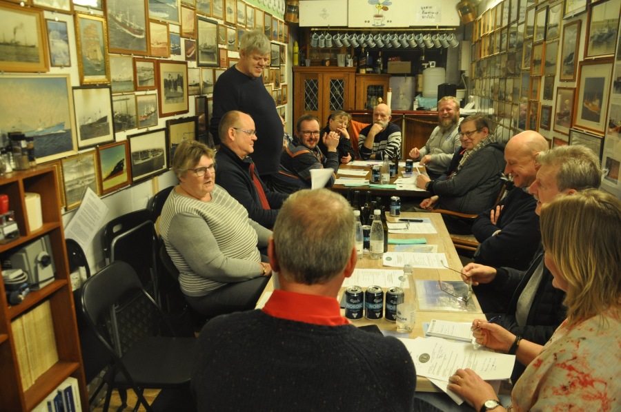 Danmarks Skomagerlaug på besøg hos Aarhus Søfarts Museum 